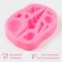 Mold Dolyana "Big Brokes", silicone, 9.4 × 7.5 × 1.5 cm, color mix