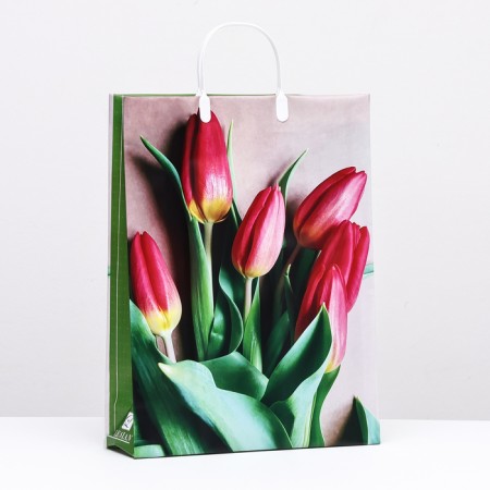 Package "Festive Bouquet", soft plastic, 42x32 cm 120 μm