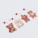 Set of suspensions in wooden gift packaging 12 pcs.13x13x2 cm