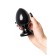 Anal plug Toyfa Popo Pleasure Cetus α, PVC, 62x115 mm, black color