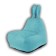 A chair "Bunny" with ears Small, size 70x70x80 cm