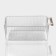 Storage container with handle LADOM "Crystal", 34 × 18.3 × 12 cm, transparent