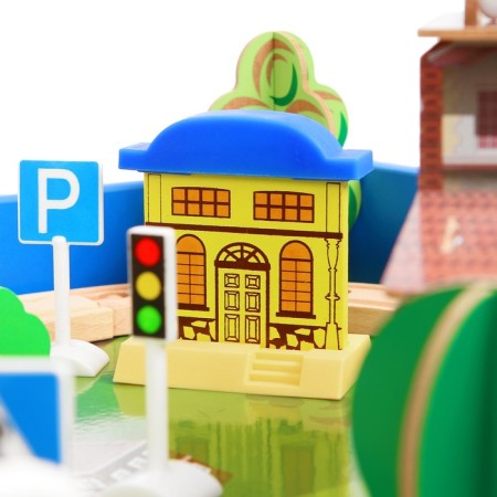 Railway, 108 elements, table in the kit-7