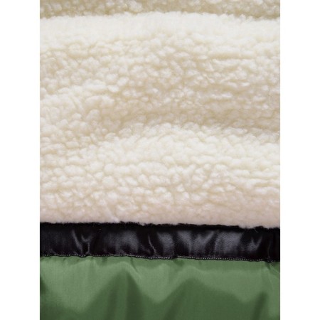 Winter park for a girl, height 140 cm, dark green color-11