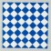 Paper napkins "Blue rhombics" 33x33 cm, set 20 pcs.