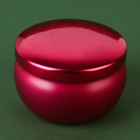 A candle in a colored tin can “raspberry miracle”, the aroma of raspberries, 6 x 6 x 4 cm-1