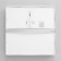 Lamp "Square" LED 38W 6000k white 25.5x25x5 cm
