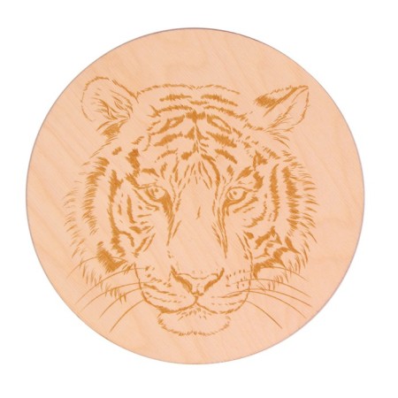 Burning board "Tiger" Circle of 185 mm-2