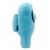 Plush toy-maker Among us Super-furry, 40 cm, turquoise