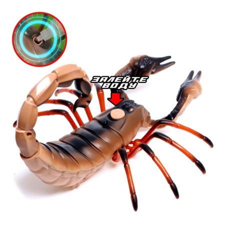 Scorpio radio -controlled, light effects, works on the battery-2