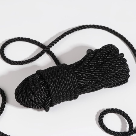 Cord twisted, d = 5 mm, 10 ± 1 m, black color