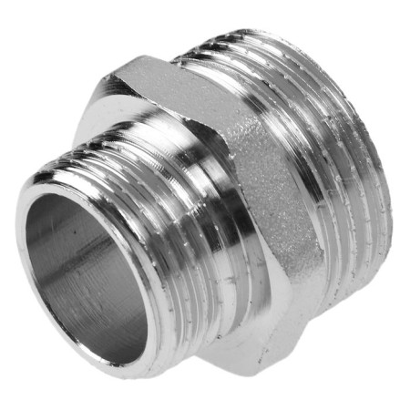 Aqualink transition nipple, external thread, 1/2 "x 3/4" Nickelized brass