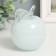 Souvenir Glass in glassbreaker "Apple" h 90 mm white