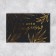 Congratulatory card "Happy Birthday", black craft, 10 x 15 cm
