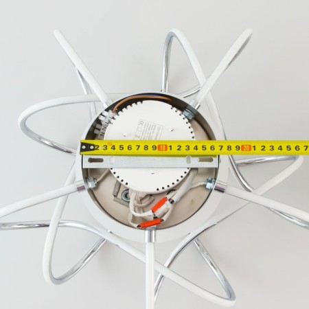 Ceiling CITILUX CULCH "JMINI SMART" CL229A151E 50x50x23 cm, 5x19W, LED, Gray color.-38