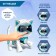 Robot Cat "Jesse" IQ Bot, interactive: sensory, light, sound, musical, dancing, on the battery, in Russian, blue