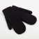 Women's mittens minku "softness", p. 23 cm, col. black