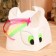 Model White Hat "green -eyed unicorn"