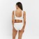 Female set (top, panties) color white, size 42-44
