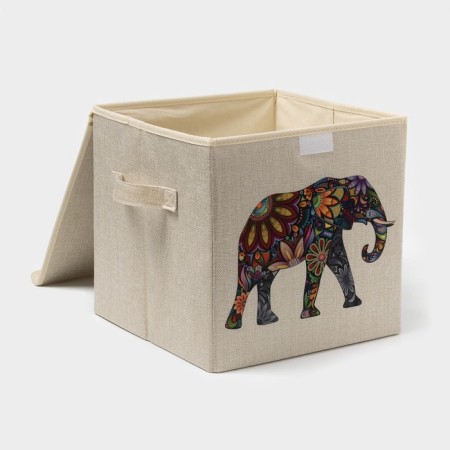 Stelly box for storage "Elephant", 30 × 30 × 28.5 cm-2