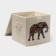 Stelly box for storage "Elephant", 30 × 30 × 28.5 cm