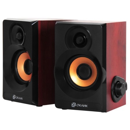 Roll speakers OK-161 2.0 black/cherry 6Wt-2
