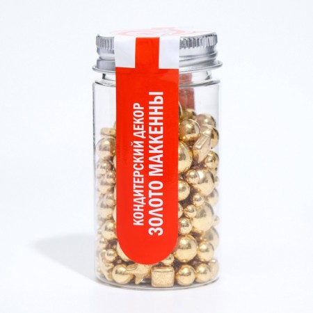 Confectionery decor "Gold Mackenna", 50 g-1