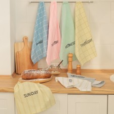 A set of kitchen towels of the VEEK 35x60cm-7pcs, 100% cotton