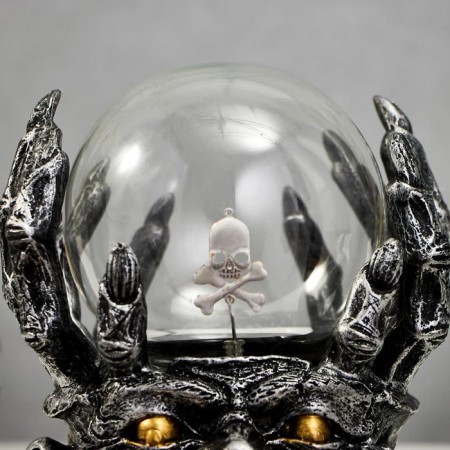 Plasmic ball Polystone "Scarecrow" from 220V 14x13.5x17.5 cm Risalux-3