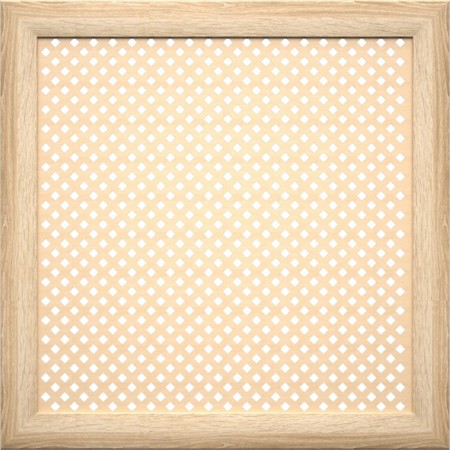 Screen for radiator, Gloria, Dub Sonoma, 60x60 cm
