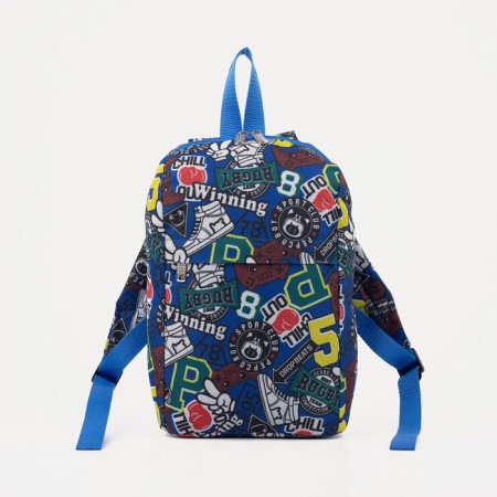 Baby backpack on lightning, blue color-2