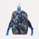 Baby backpack on lightning, blue color