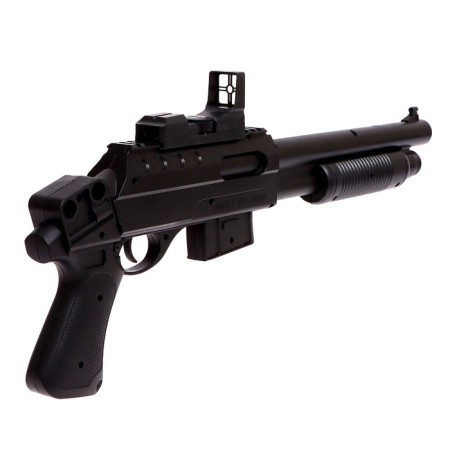 Pneumatic “Storm” shotgun, with a flashlight-2