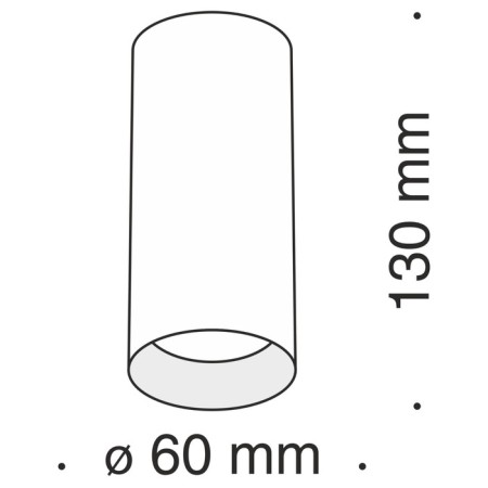 Technical C010CL-01MG, 1XGU10, 10W, 6x6x13 cm lamp, matte gold.-5