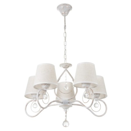 Virzhini chandelier 5x40W E14 white+gold 56x56x80 cm Bayerlux