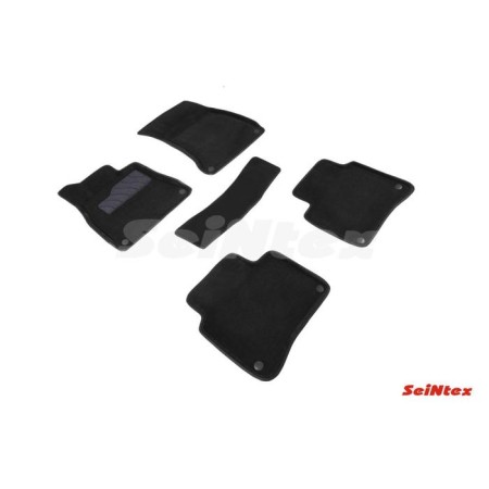 3D mats for Mercedes-Benz S-Class, (W222), LONG, 2013-n, black, set
