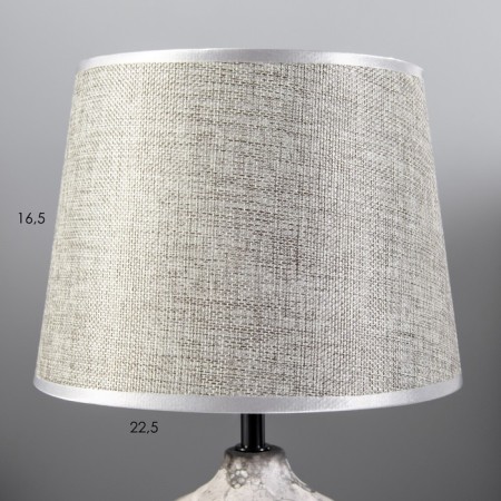 Table lamp "Dalia" E14 40W gray 22.5x22.5x37cm Risalux-4