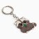Acrylic key -keychain "I am bringing happiness and luck", 9.7 x 4.5 cm