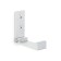 Furniture hook Cappio Fold, one -rot, folding, matte chromium color