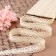 Knitted lace, 15 mm × 10 ± 1 m, beige color
