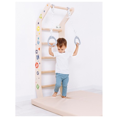 Children's sports complex ECO 3 Luna, cream color-6