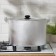 Aluminum pan, 20 l, metal cover