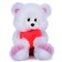 Soft toy "Bear", 35 cm, mix