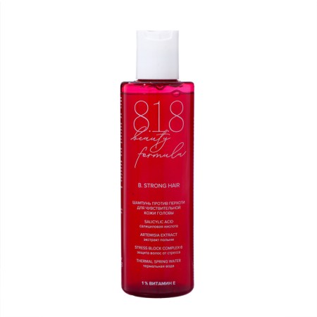 Shampoo 818 Beauty Formula Estiqe against dandruff for sensitive scalp, 200 ml-1