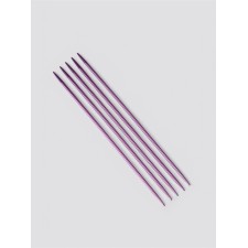 Knitting knitting needles 15cm D2.5mm (5pcs) PVC package aluminum violet aulet a