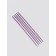 Knitting knitting needles 15cm D2.5mm (5pcs) PVC package aluminum violet aulet a