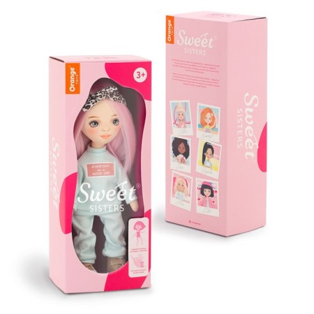 Billie soft doll “In a mint -colored tracksuit”, 32 cm, series: Sports style-1