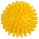 Hedgehog massage, d = 7.5 cm, 55 g, yellow color
