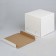 Confectionery packaging, white, 24 x 24 x 20 cm