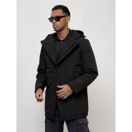 Male demi -season kosukha park, size 58, black color-6